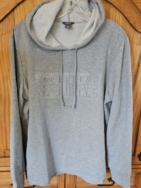 Eddie Bauer Light Gray Pullover Hoodie with Drawstring